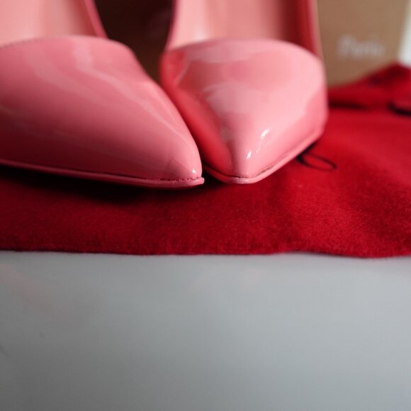 Christian Louboutin So Kate 120 Patent Leather Pumps in Bubblegum Pink - Picture 6 of 12